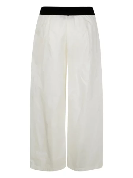 Pantaloni Maria Calderara alb