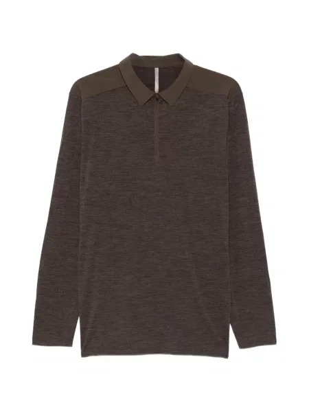 Lung tricou polo Veilance maro