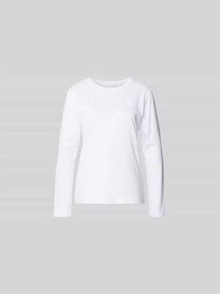 Longsleeve z okrągłym dekoltem Juvia biała