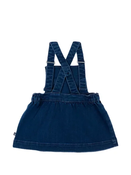 Sukienka jeansowa dziecięca Petit Bateau niebieska