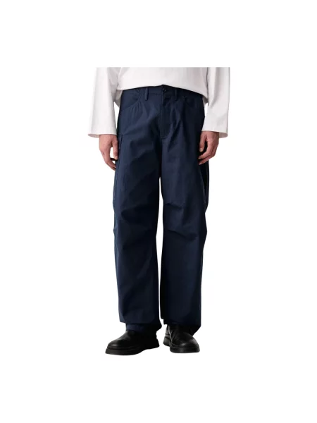 Spodnie cargo Kenzo niebieskie
