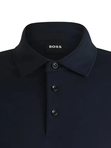 Scurt tricou polo Boss albastru