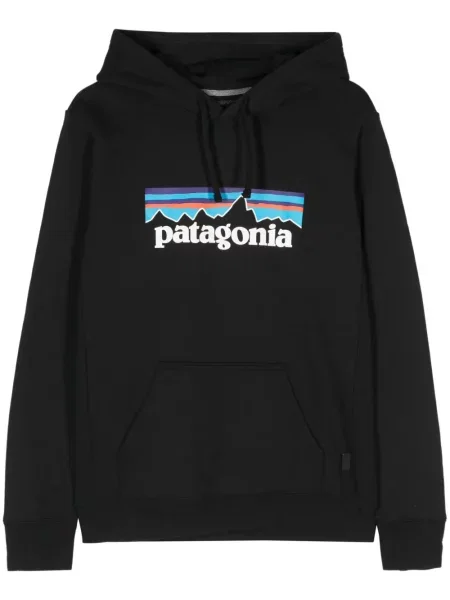 Hanorac cu glugă Patagonia negru