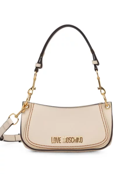 Geantă shopper Love Moschino cu autograf