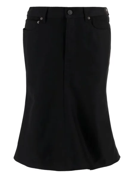 Fustă din denim Balenciaga negru