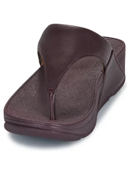 Kožené tenisky Fitflop fialová