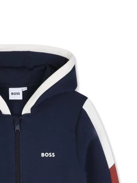 Bluza z kapturem dziecięca Bosswear niebieska