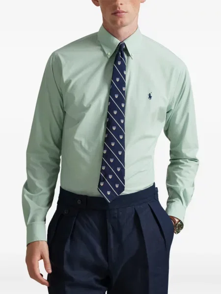 Czapka z daszkiem Polo Ralph Lauren w kratkę z twillu biznesowa niebieska