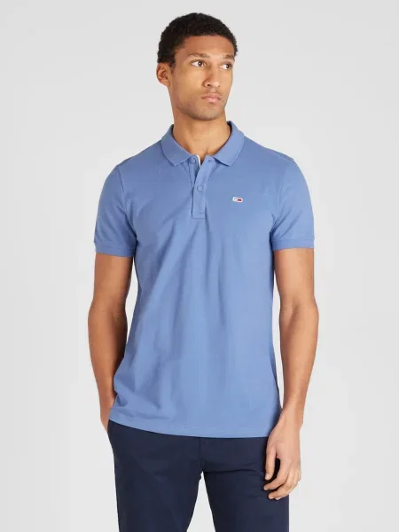 Polo majica Tommy Jeans modra