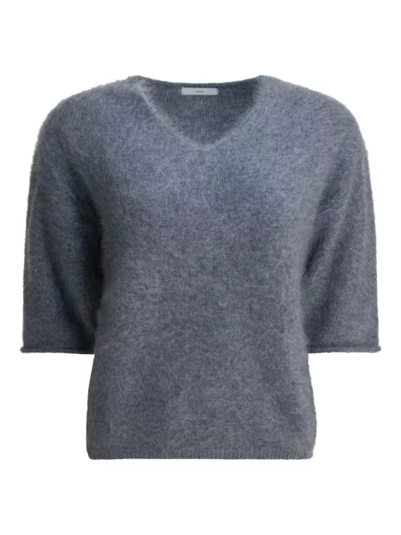 Tricou R2w cu decolteu în V gri