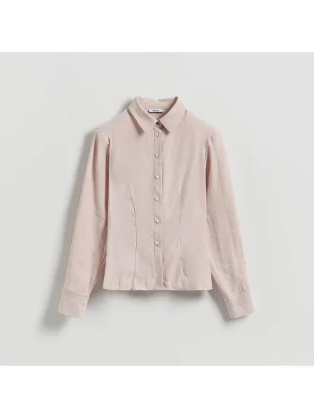 Reserved Modálban gazdag ing pasztellpink