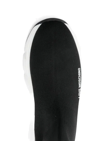 Sneakerși Love Moschino negru