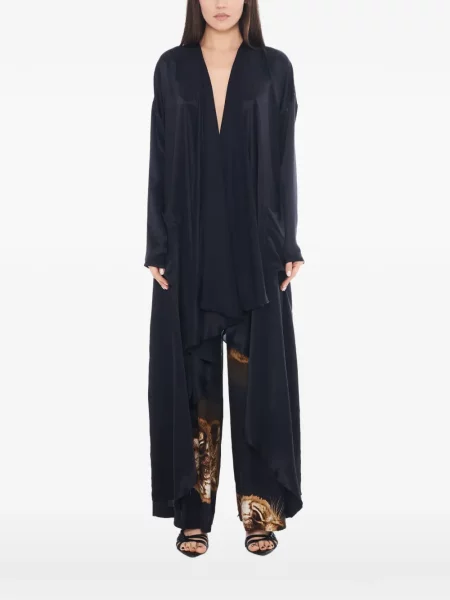 Geacă Tessitura Body Couture asimetrică negru