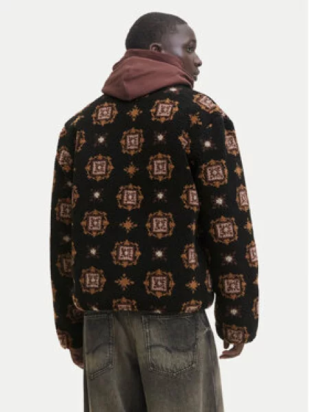Fleecová mikina Jack & Jones černá
