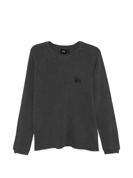 Tricou Stüssy cu decolteu rotund gri