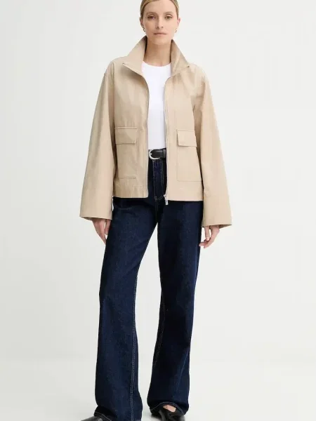 Calvin Klein kurtka przejściowa beżowy