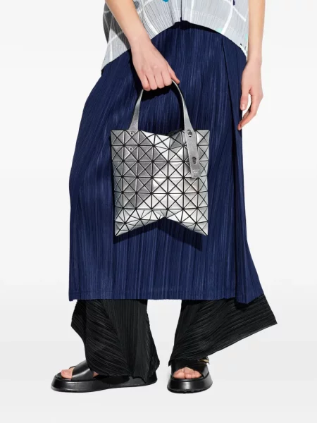 Platină geantă Bao Bao Issey Miyake cu imprimeu geometric