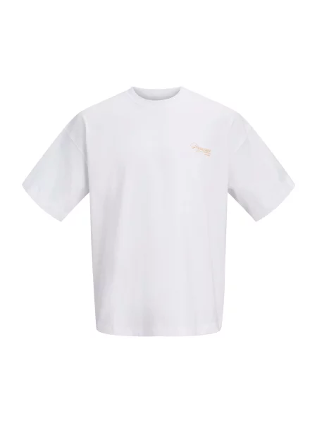 JACK & JONES Tricou JORSANREMO azur / maro / negru alb