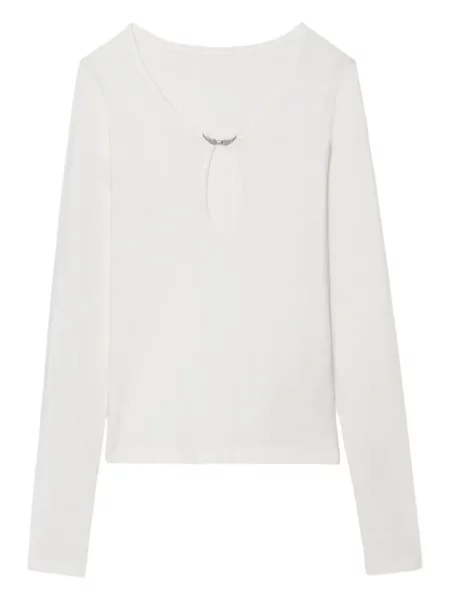 Tricou Zadig&voltaire lung alb
