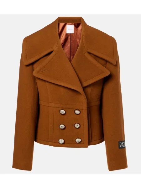 Geacă Patou de lână maro