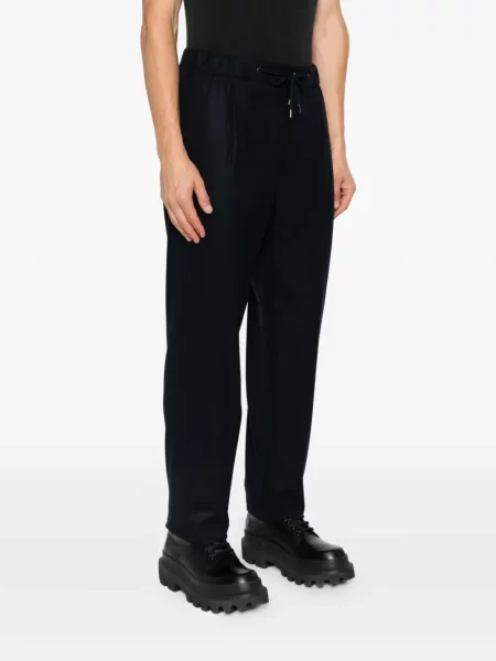 Pantaloni Giorgio Armani plisate albastru
