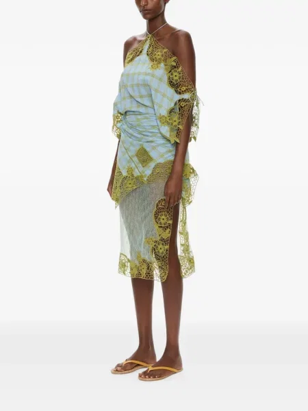 Rochie midi Christopher Esber albastru