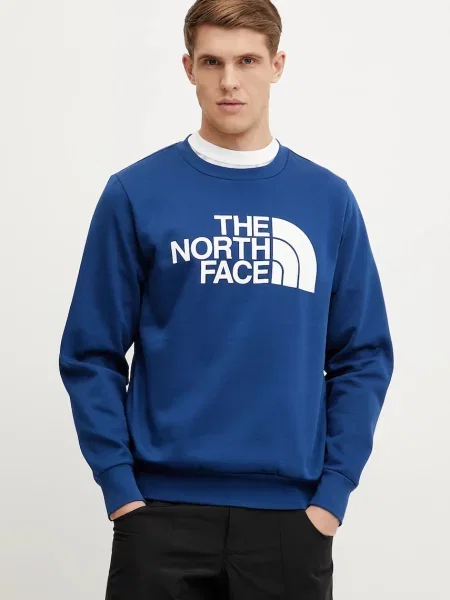 Суитчър The North Face с принт тъмносиньо