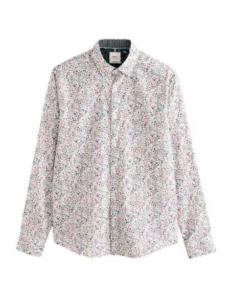 Next Cămașă albastru / verde / roșu alb