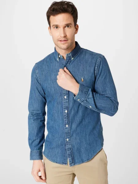 Polo Ralph Lauren Cămașă Core Replen Bleumarin albastru