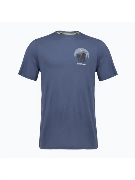 Koszulka Smartwool Lunar Bear Active SS Graphic Tee nightfall blue niebieska
