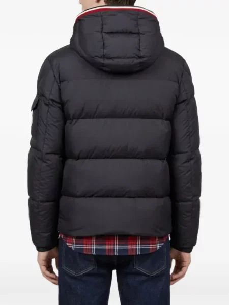 Matlasat geacă cu puf Moncler albastru
