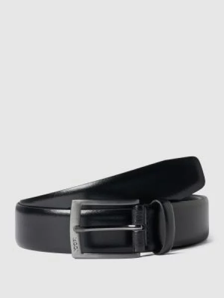 Skórzany ze sprzączką Joop! Collection czarny