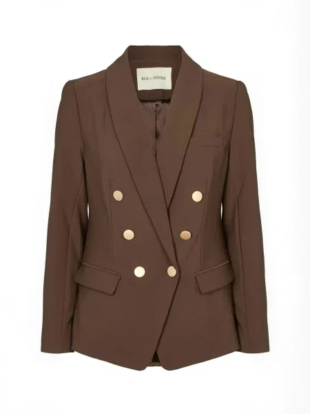 RUE de FEMME Sacou ComfyEloise ciocolatiu
