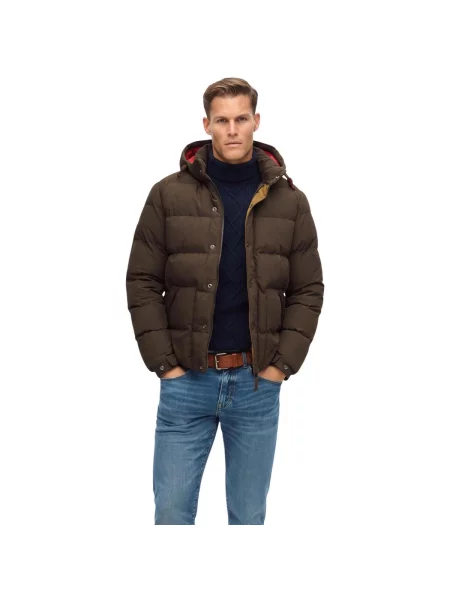Geacă cu puf Superdry maro