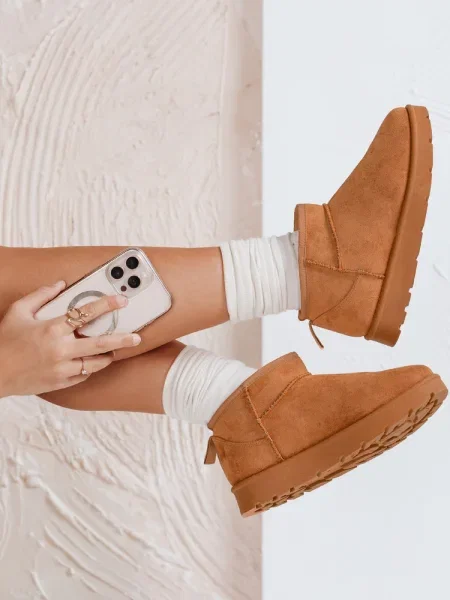 Cizme de zăpadă Dstreet maro