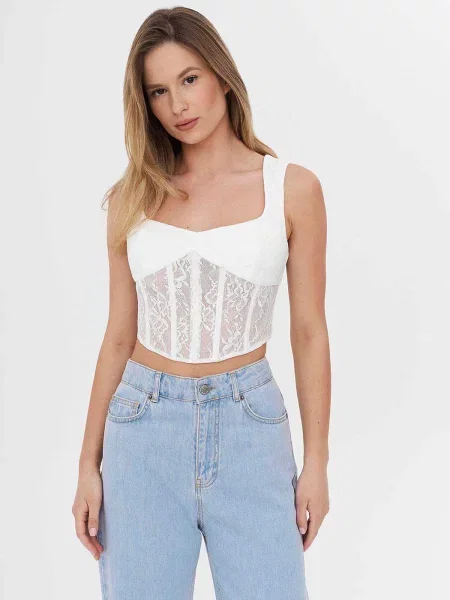 Топ FASHIONISTA білий