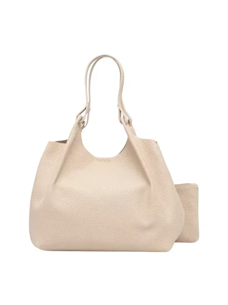 Gianni Chiarini torebka shopper skórzana DUA beżowa