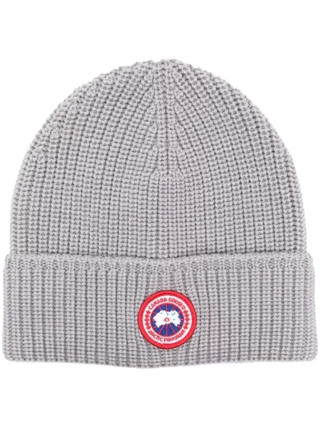 Căciulă Canada Goose de lână gri