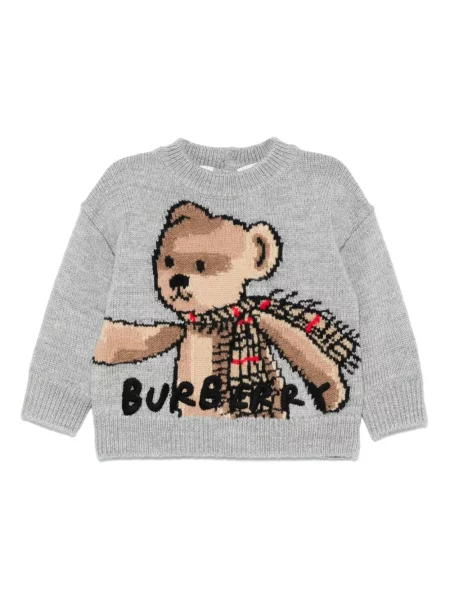 Sweter dziecięcy Burberry szary