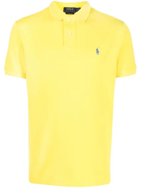 Polo Polo Ralph Lauren cu broderie galben