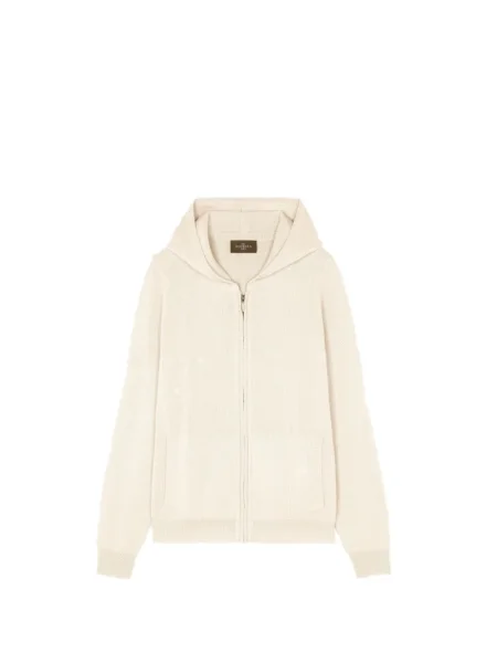 Dzianinowa bluza z kapturem Bompard