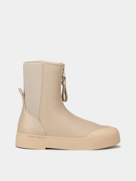 Ботинки Emporio Armani бежевые