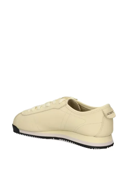 Sneakerși Lacoste din piele alb