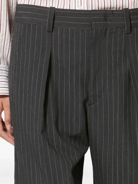 Pantaloni Isabel Marant cu dungi gri