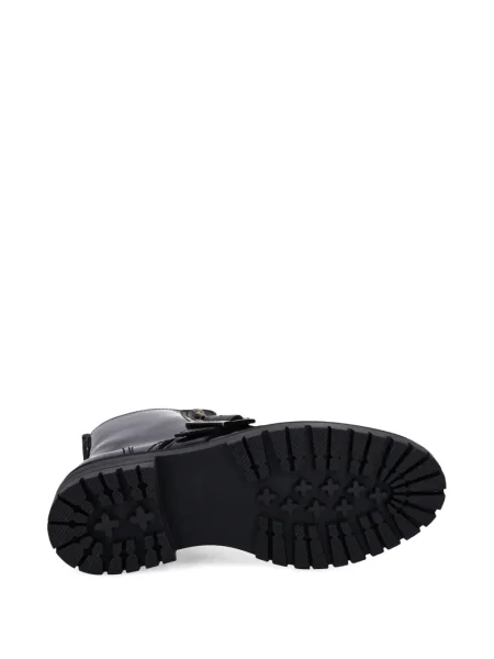 Botine Barbour cu șireturi din dantelă negru