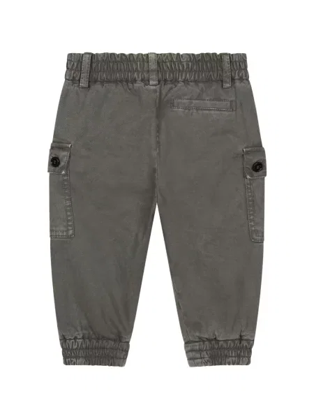 Spodnie cargo dziecięce Dolce And Gabbana szare