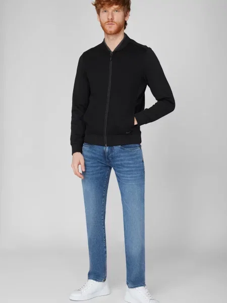 Зауженные джинсы Pierre Cardin из модала голубой