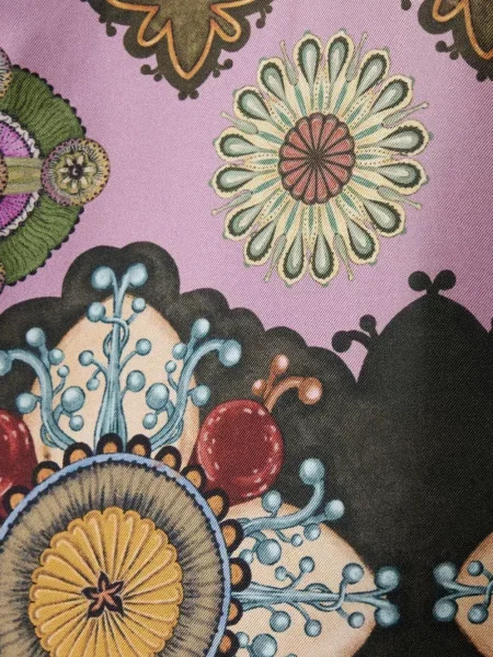 Pantaloni La Doublej cu model floral cu imagine roz