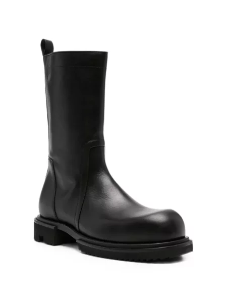 Botine Rick Owens din piele negru