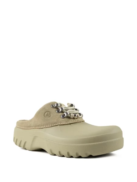 Papuci tip mules Crocs verde